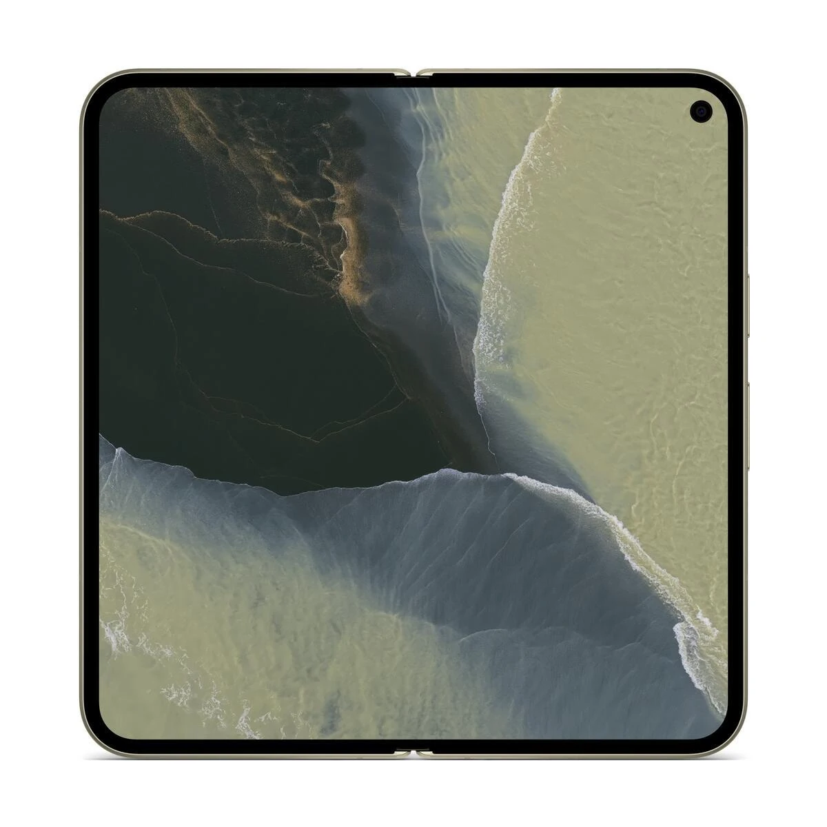 Google Pixel 11 Pro Fold opened flat showing the expansive 8-inch Super Actua Flex inner display